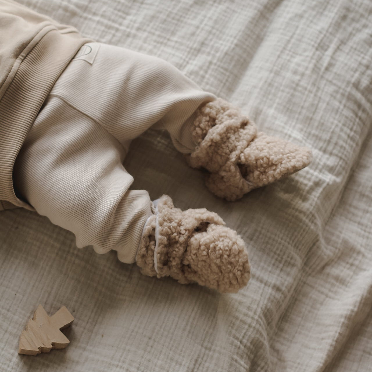 Teddy Booties - Sand