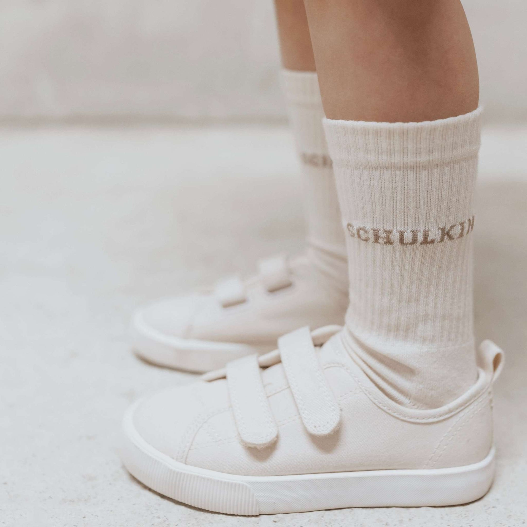 Organic Socks - SCHOOL CHILD - Sand