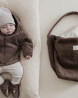Organic Teddy Mum Bag - Mocha