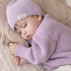 Organic Thin Knit Beanie - Lavender