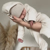 Organic Fleece Overall - Light Beige Melange