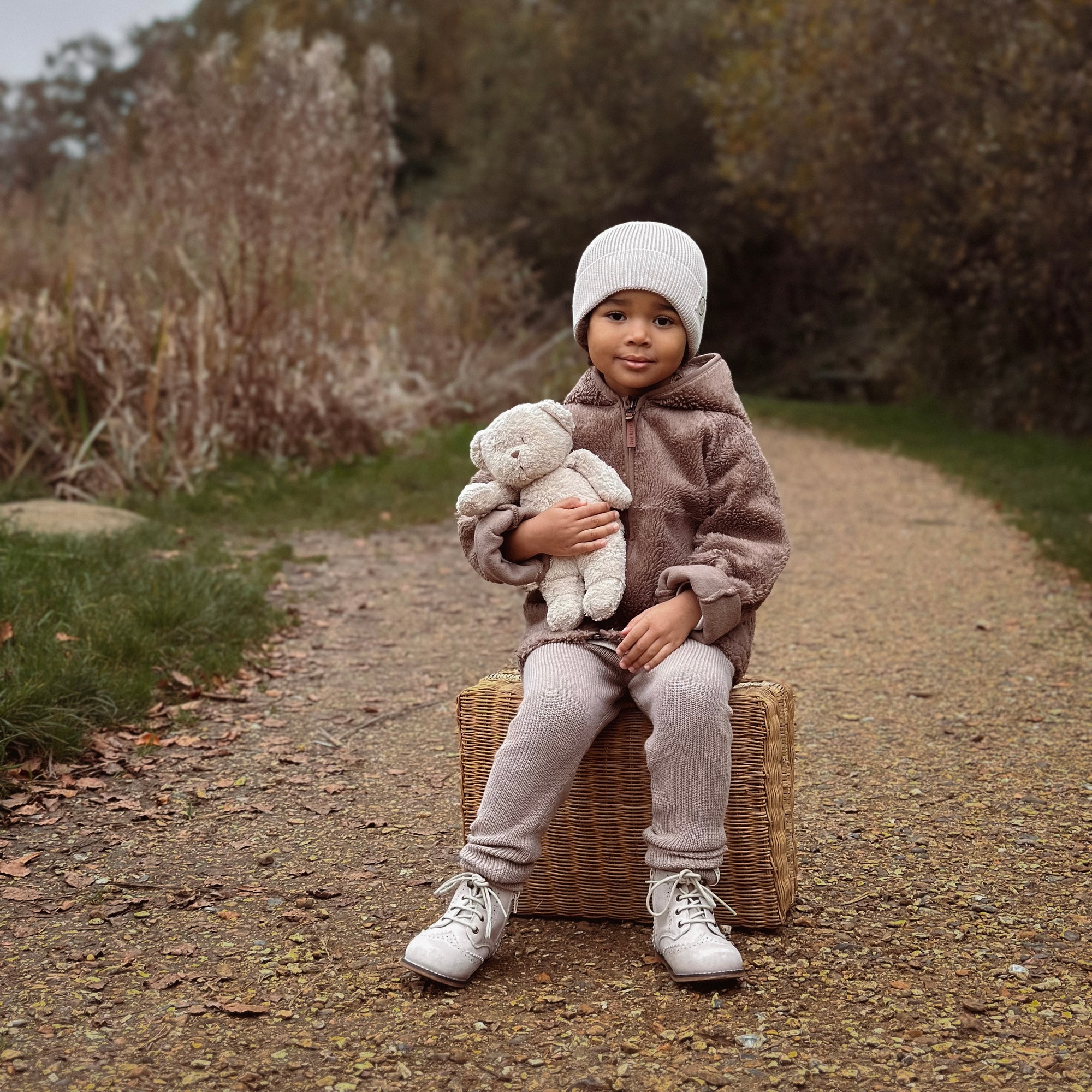 Organic Teddy Jacket - Mocha