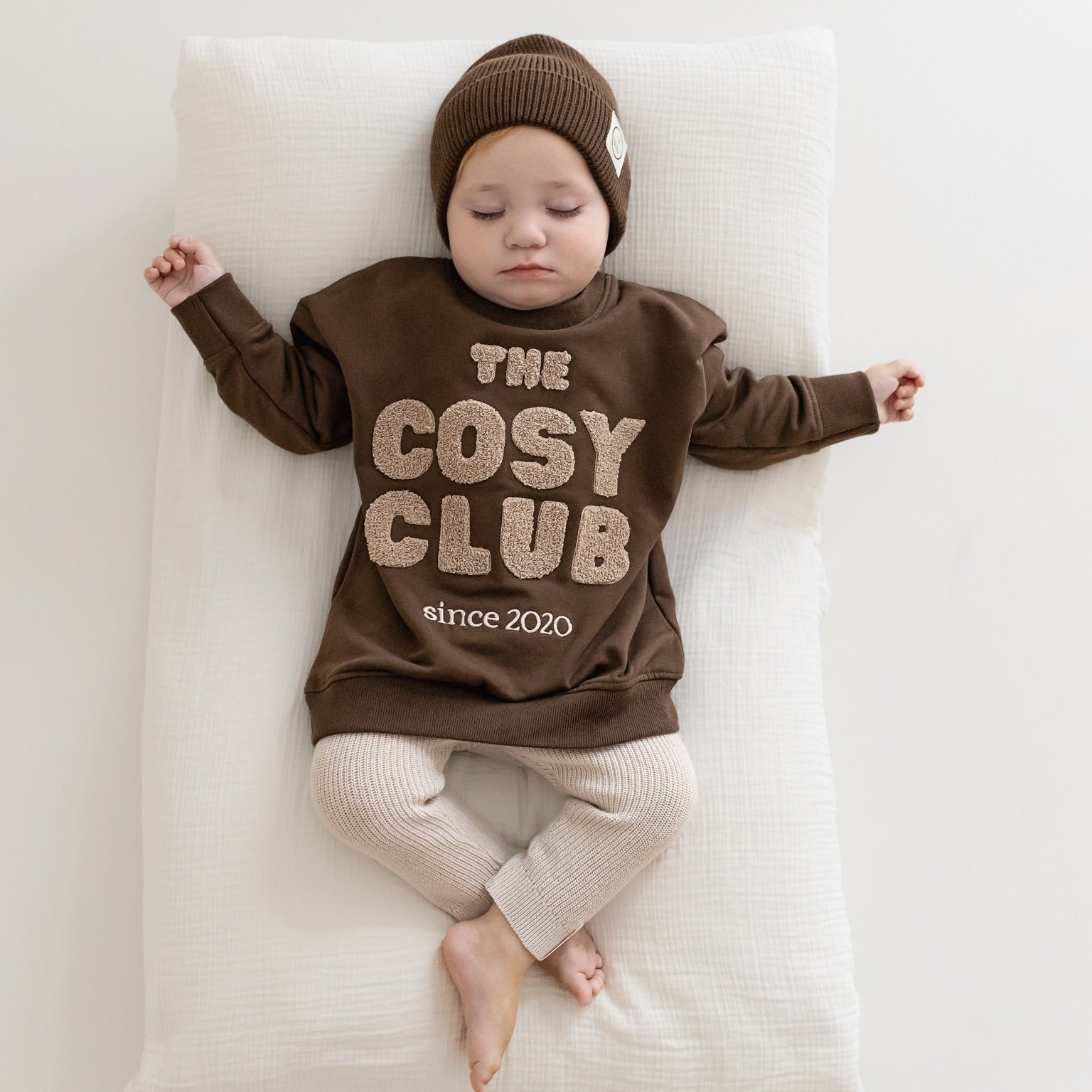 Family Sweatshirt - Chocolate Brown - The Cosy Club