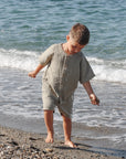 Organic Muslin Shorts - Khaki