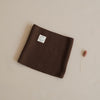Organic Knit Scarf - Chocolate
