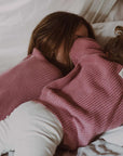 Organic Oversize Knit Pulli - MUM - Dusty Rose
