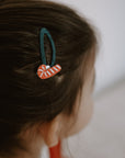 Hair Clips - Candy Cane - Pack of 2