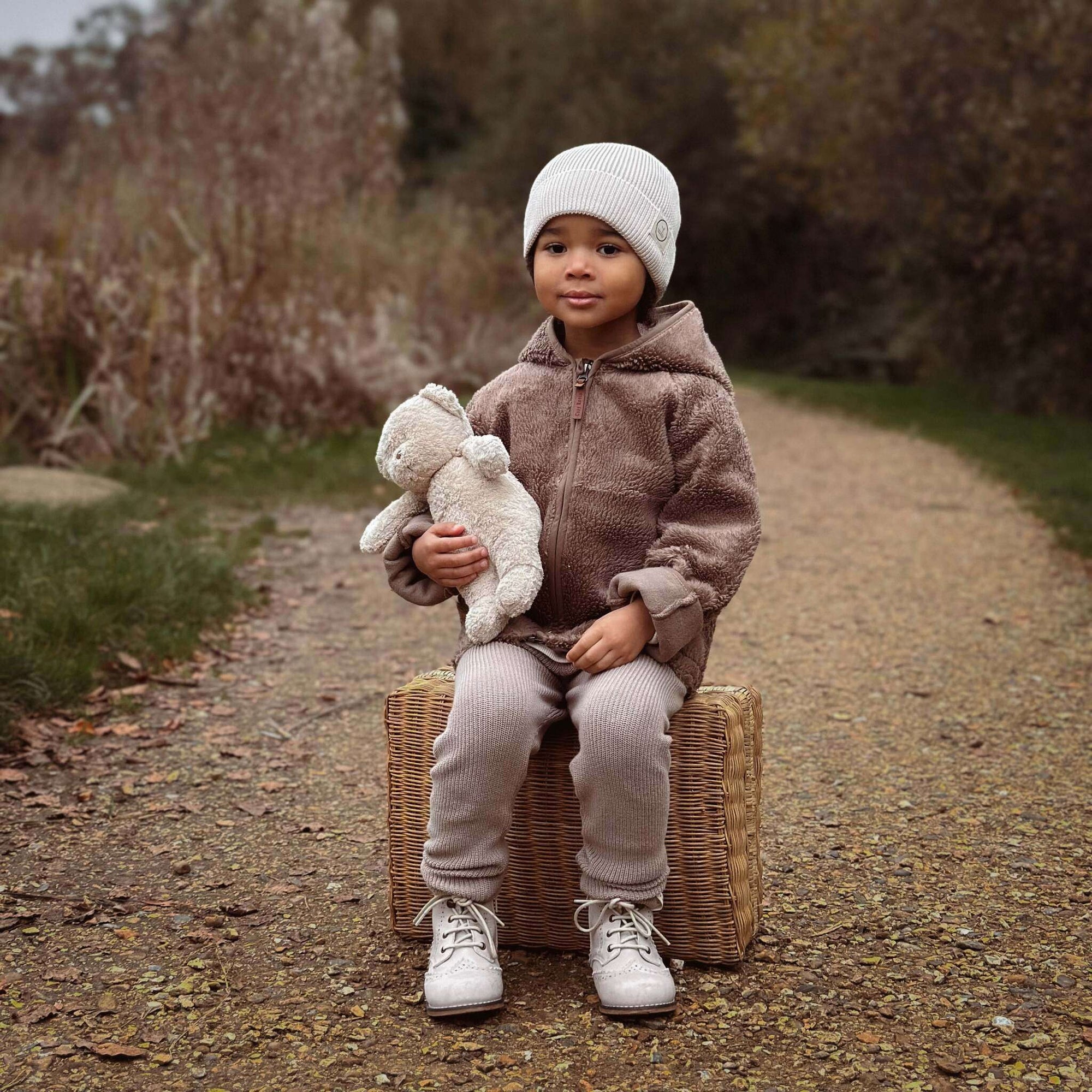 Organic Teddy Jacket - Mocha - SALE