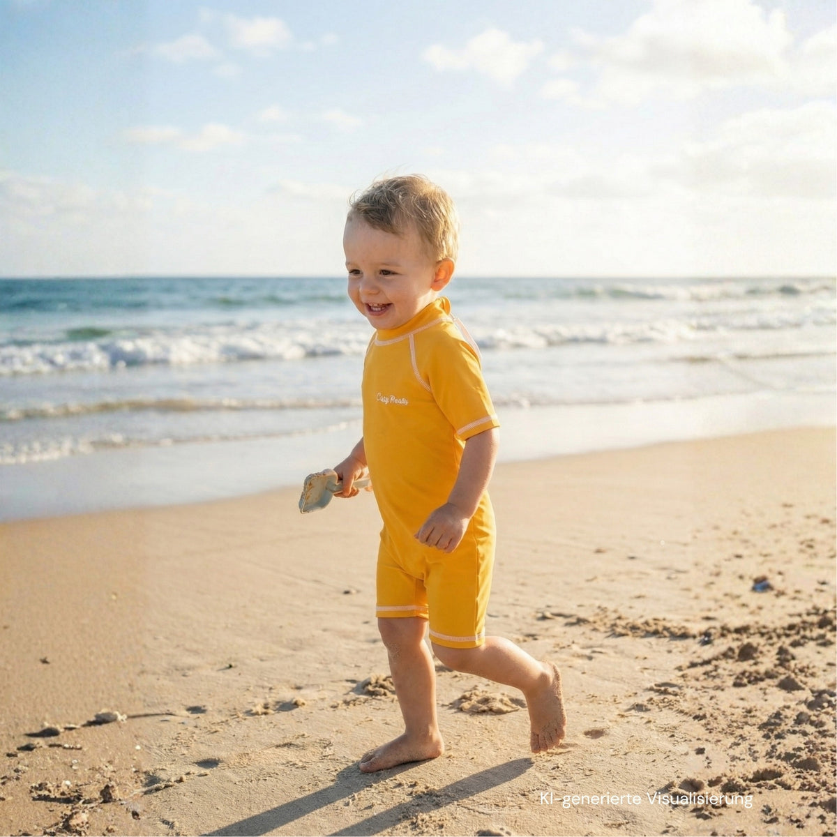 UV Romper - Orange (UV STANDARD 801)