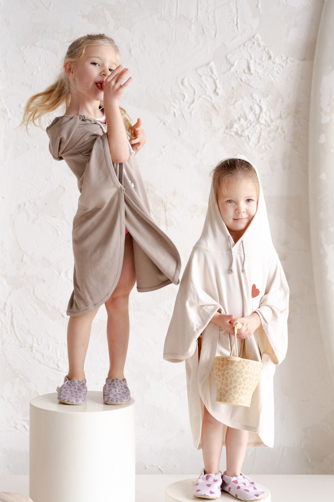 Organic UV Poncho - Sand - UPF50+