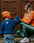 GOTS Organic Oversize Knit Pulli - Blueberry Blue