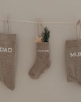 Organic DAD Socks - Oatmilk