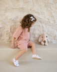 Organic Muslin T-Shirt - Dusty Rose
