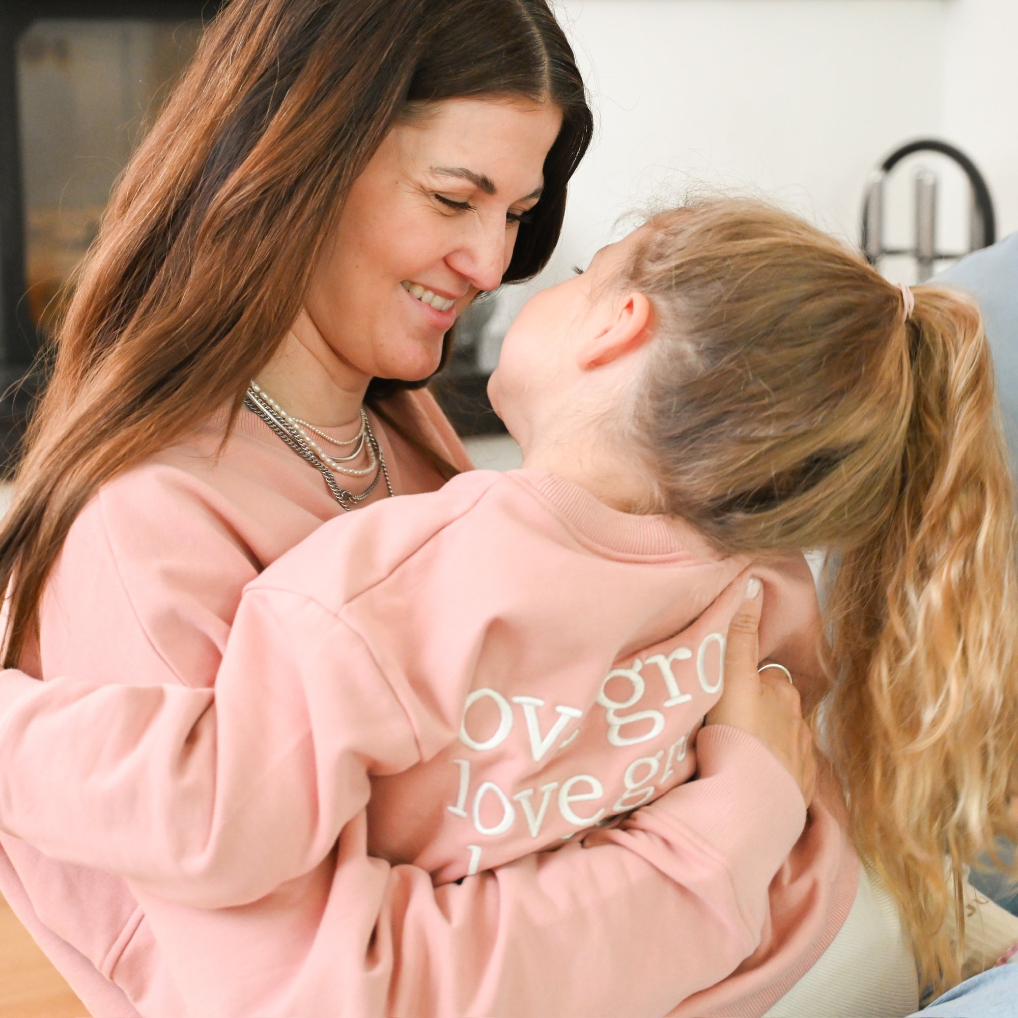 Family Sweatshirt - Dusty Rose - Love Grows