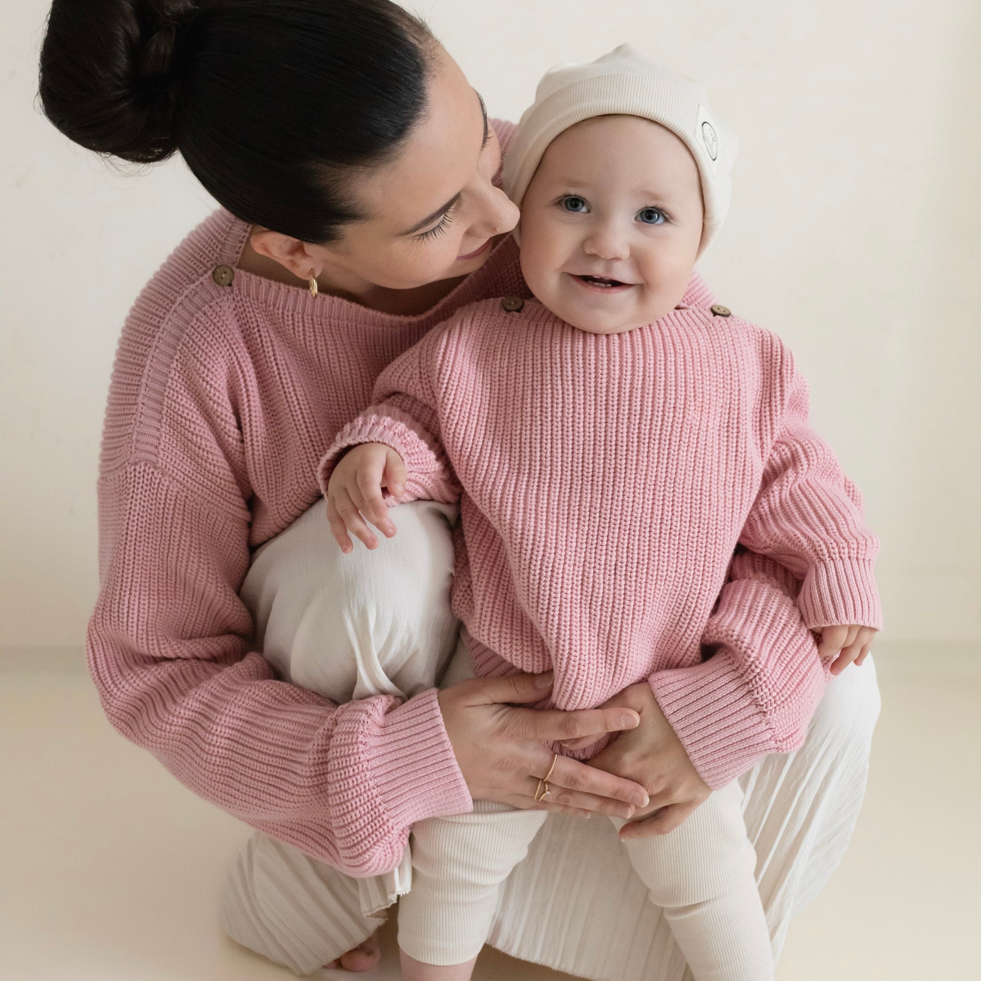 Organic MUM Knit Pulli - Candy Pink - Limited Edition!