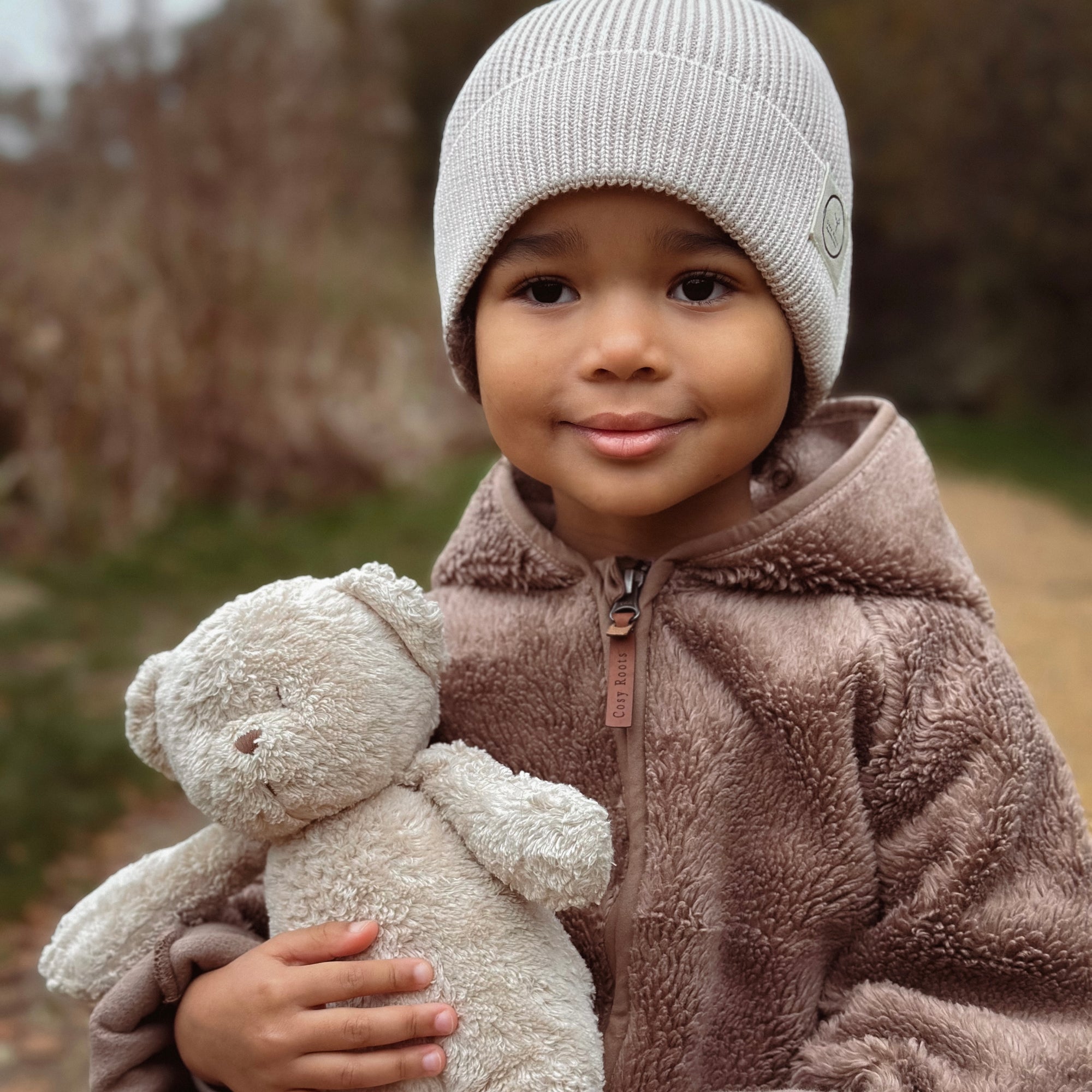 Organic Teddy Jacket - Mocha