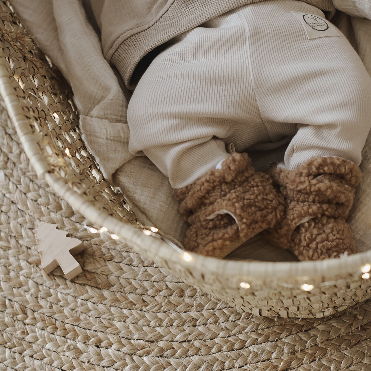 Teddy Booties - Caramel