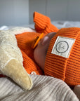 GOTS Organic Knit Beanie - Pumpkin Orange