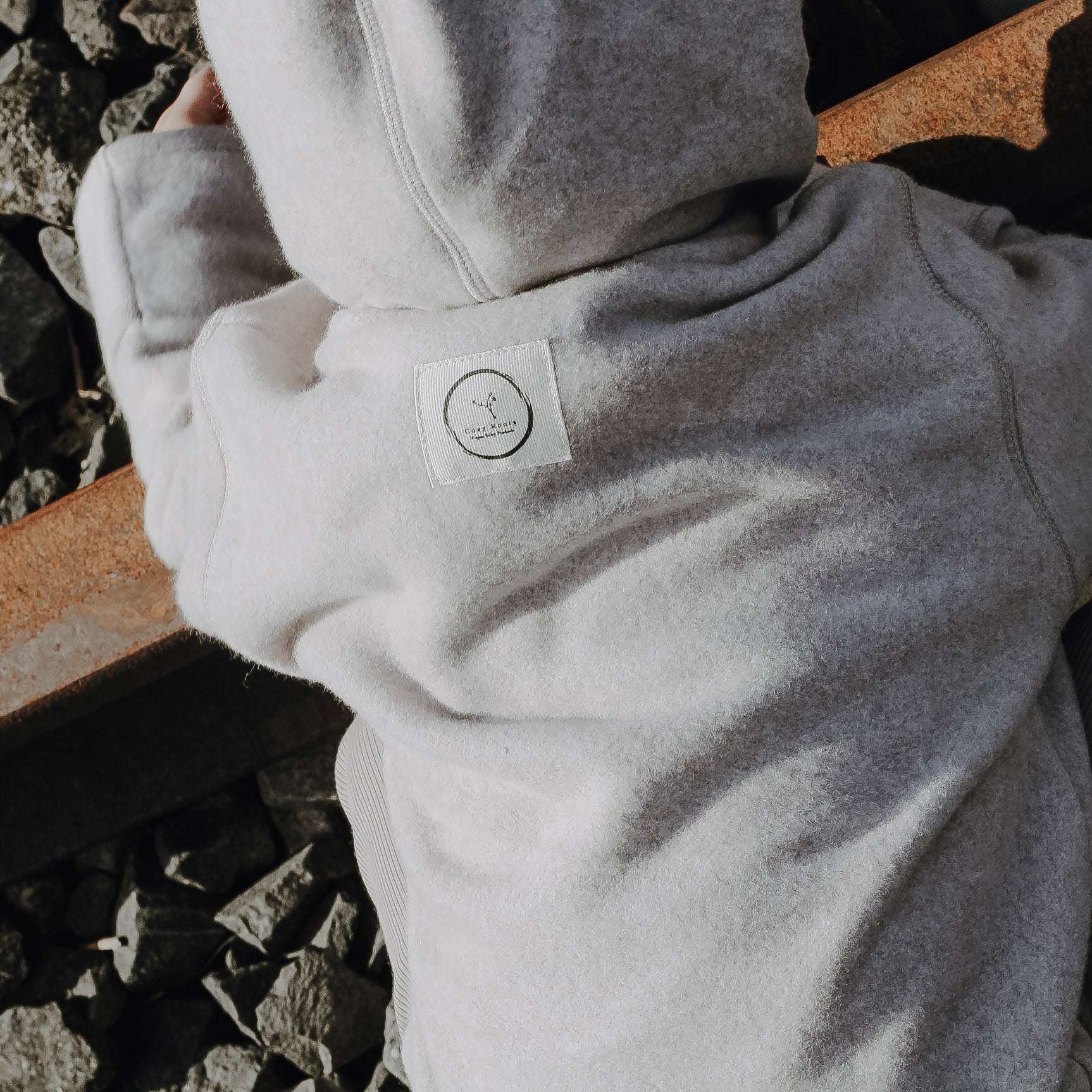 Organic Fleece Jacket - Taupe Melange