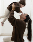 Organic Knit Pulli - MUM - Chocolate - REGULAR FIT