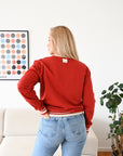 Family Sweatshirt - MUM - Vintage Red