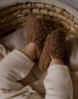 Vegan Shoes - Isii_bla X Cosy Roots - Teddy Shoes - Chocolate - Earth Collection