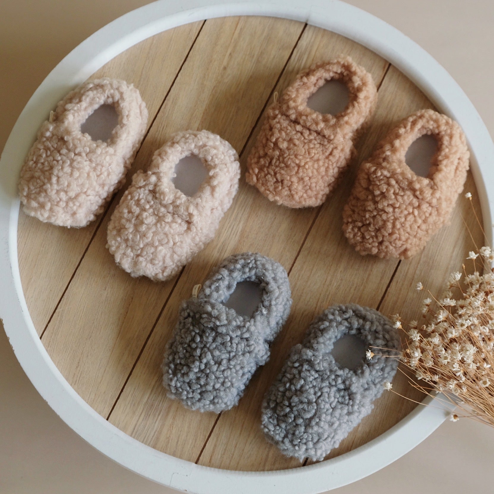 Vegan Shoes -Cosy Roots - Teddy Shoes - Grey – Cosy Roots GmbH