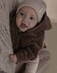 Organic Teddy Jacket - Mocha - SALE
