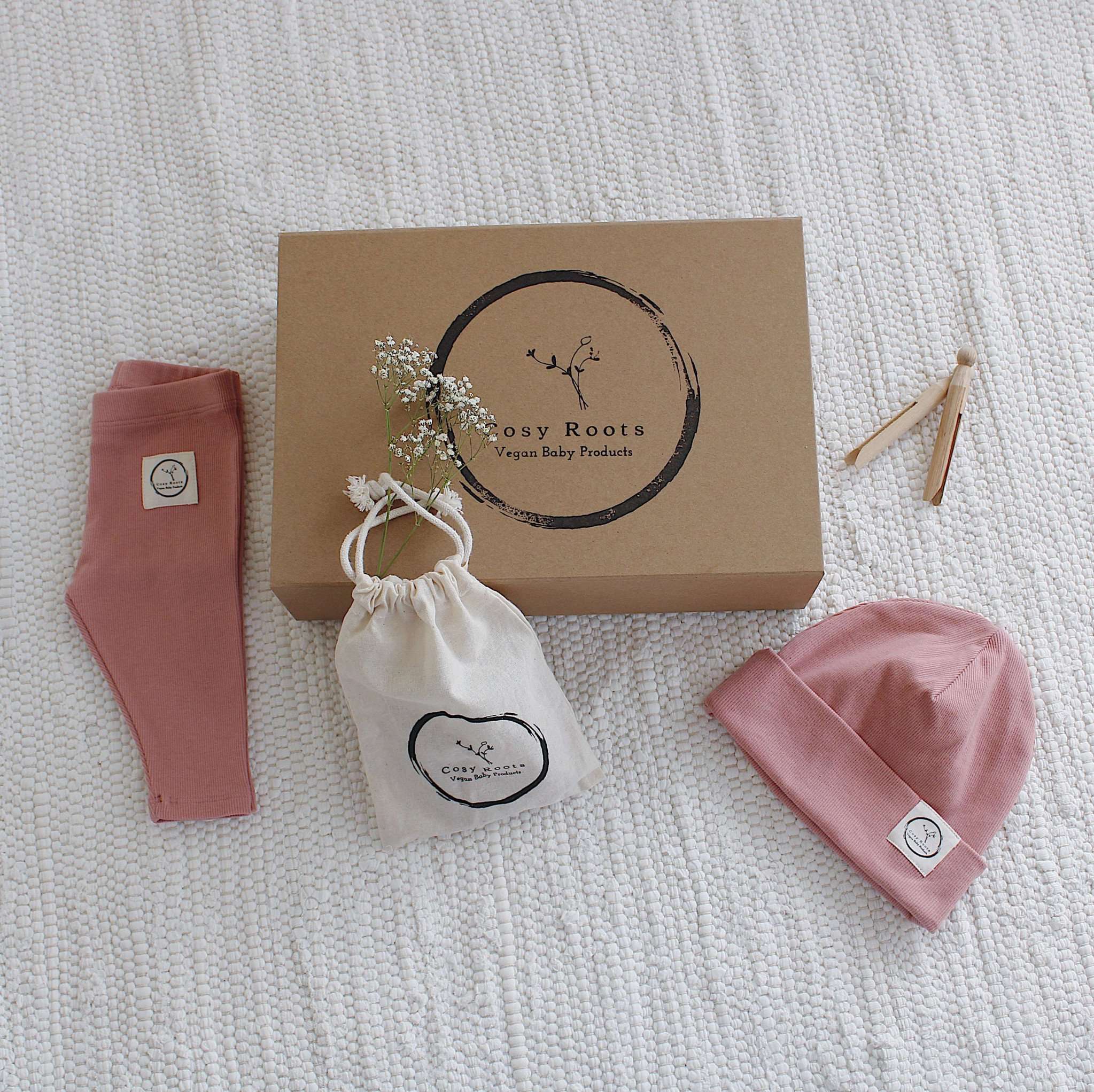 Gift Set - Rib Dusty Rose