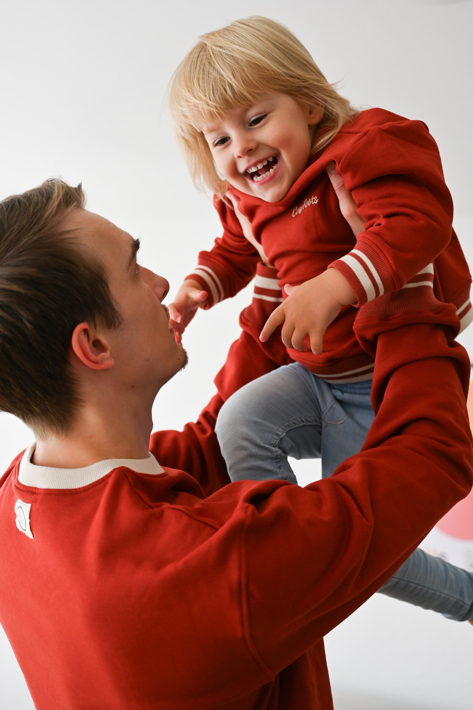 Family Sweatshirt - DAD - Vintage Red