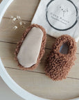 Vegan Shoes - Isii_bla X Cosy Roots - Teddy Shoes - Chocolate