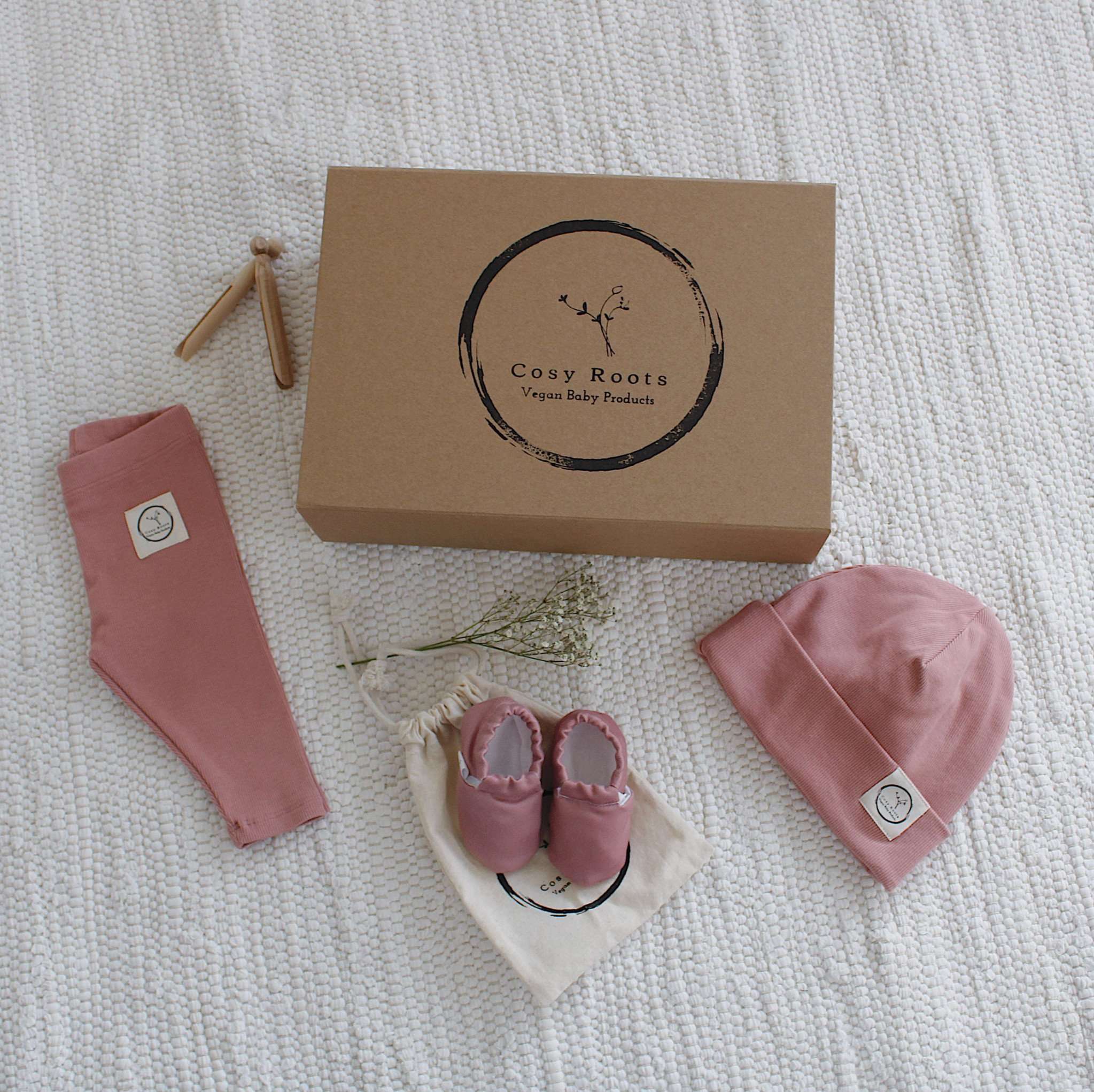 Gift Set - Rib Dusty Rose
