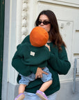 GOTS Organic Oversize Knit Pulli - Forest Green