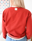 Family Sweatshirt - MUM - Vintage Red