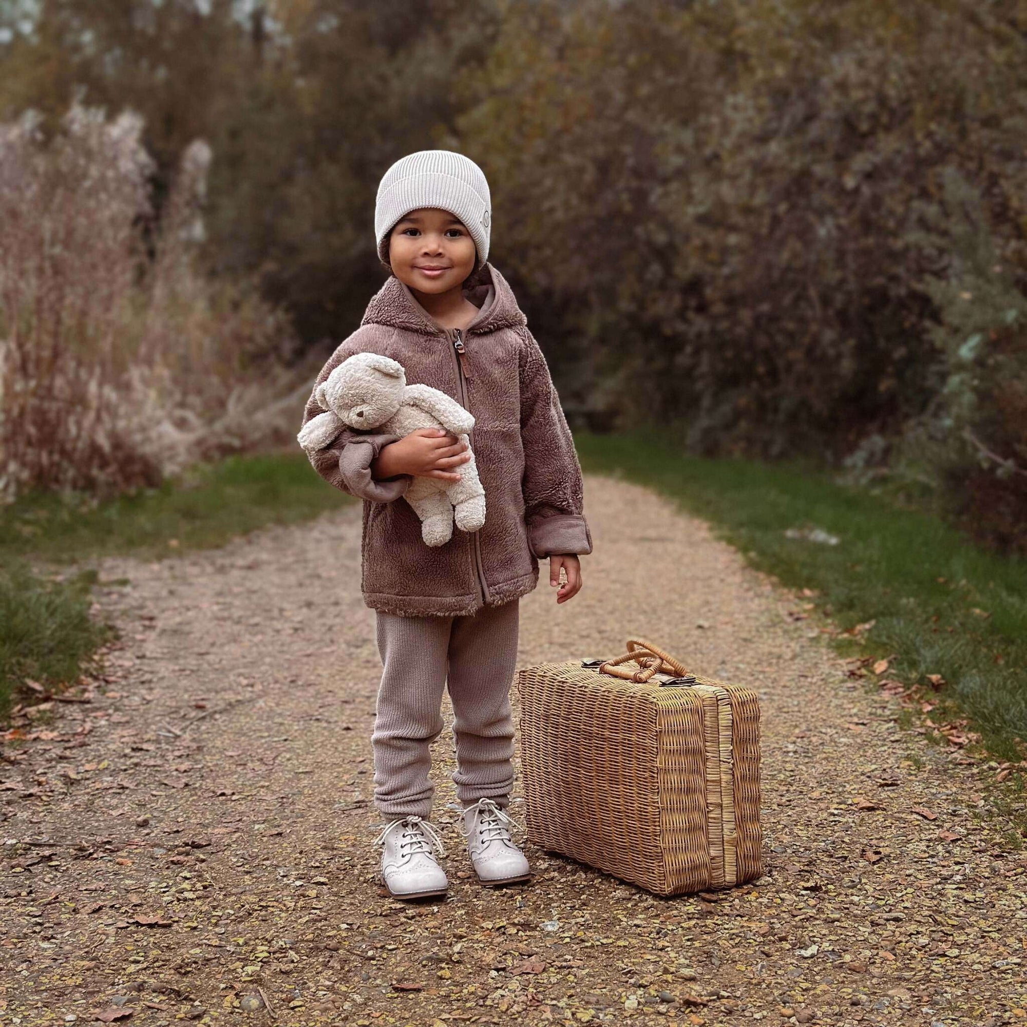 Organic Teddy Jacket - Mocha - SALE