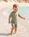 UV Romper  - Khaki (UV Standard 801)