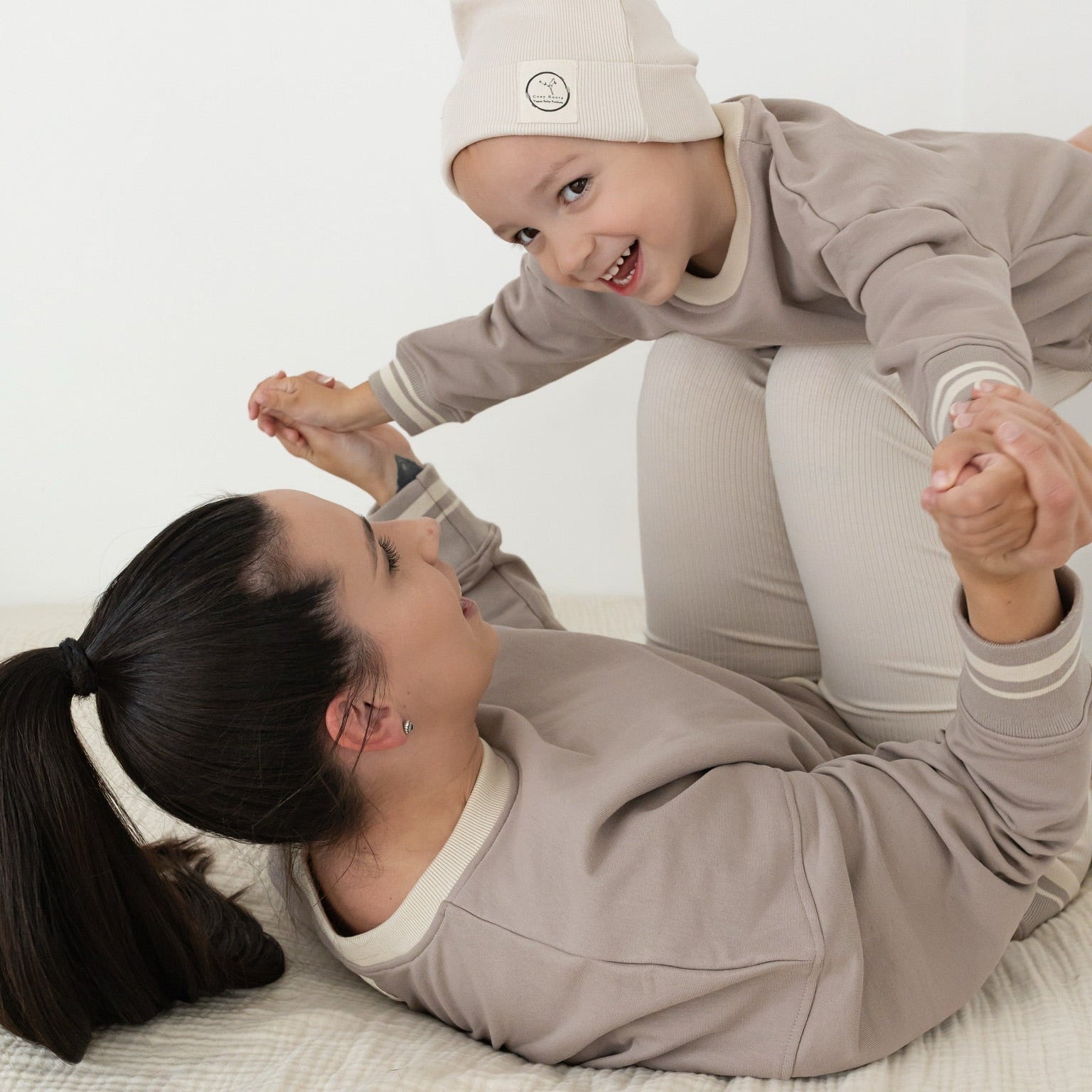 Family Sweatshirt - Caramel