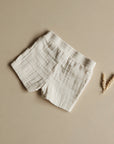 Organic Muslin Shorts - Sand