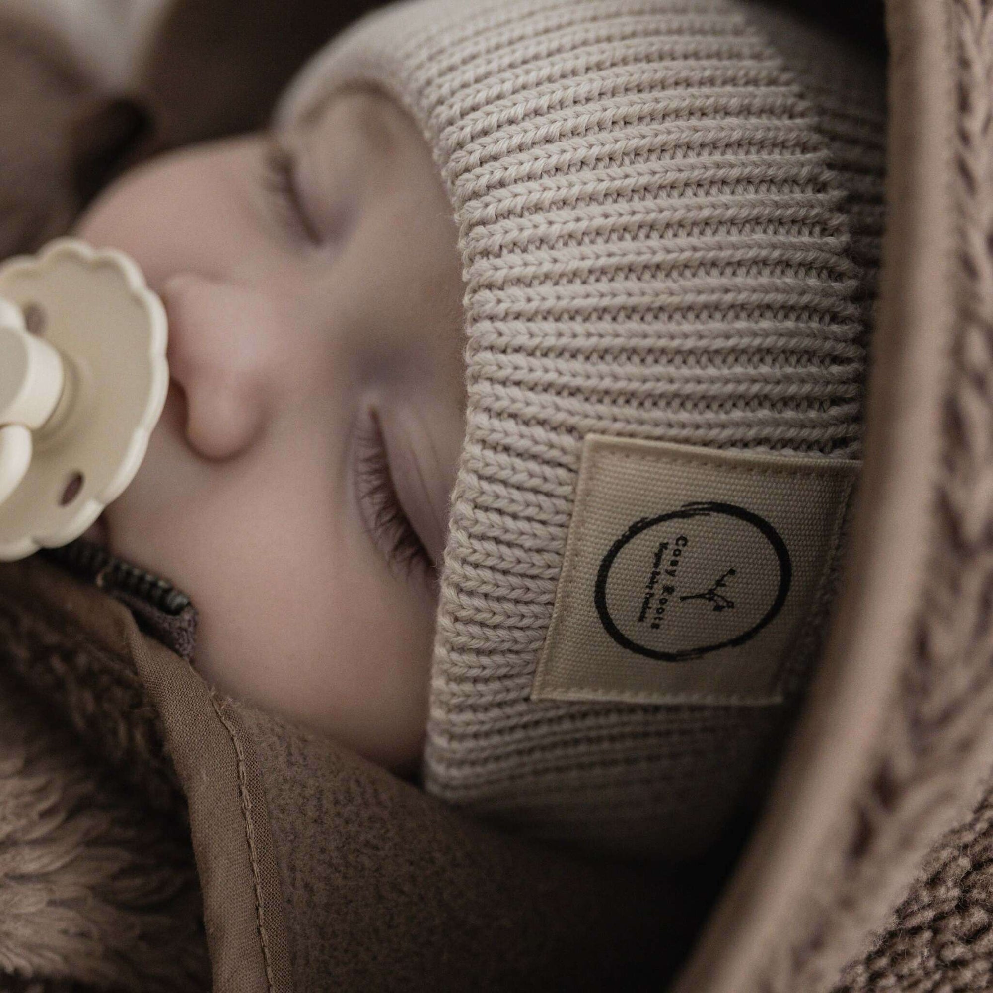 Organic Teddy Jacket - Mocha - SALE