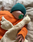GOTS Organic Knit Beanie - Forest Green