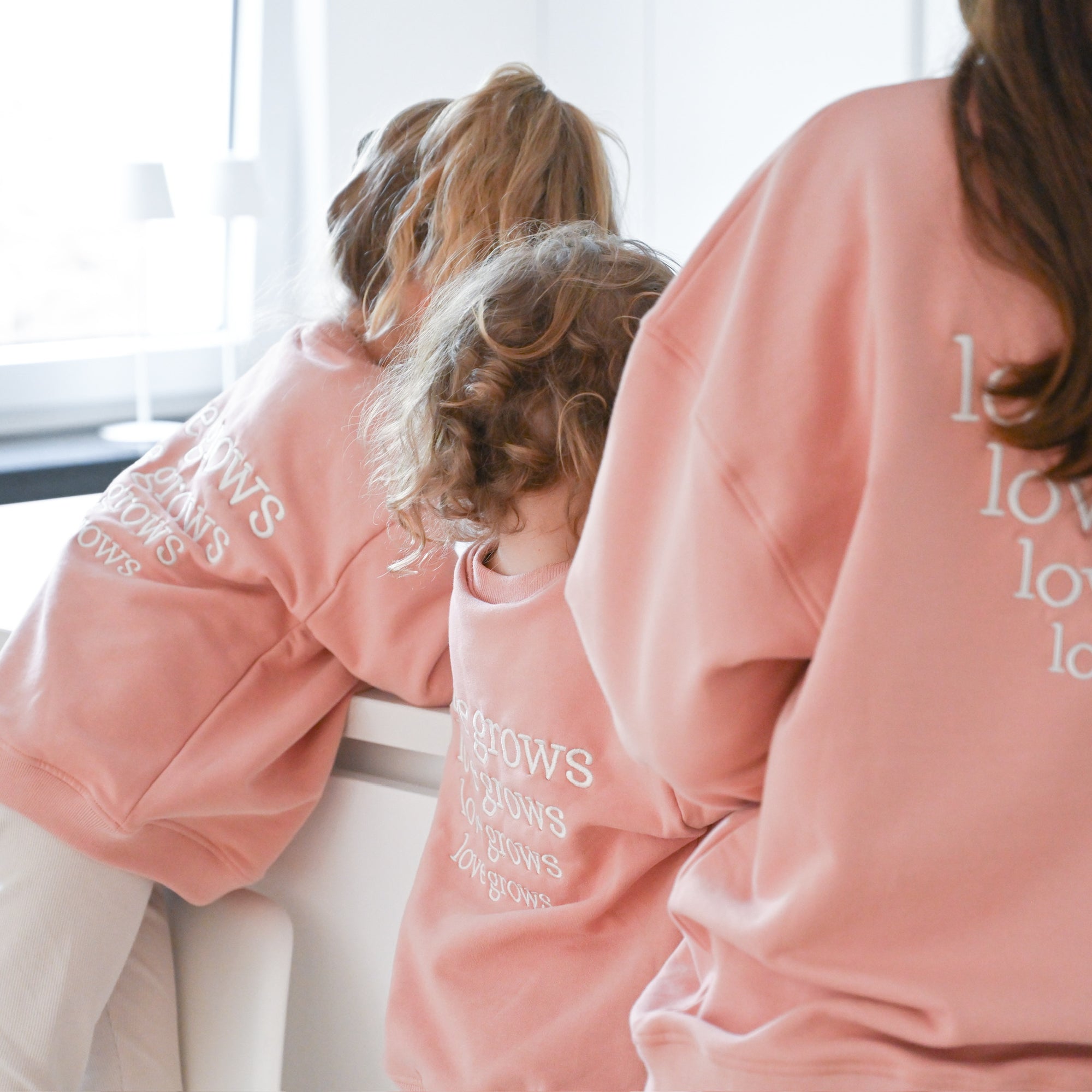 Family Sweatshirt - Dusty Rose - Love Grows