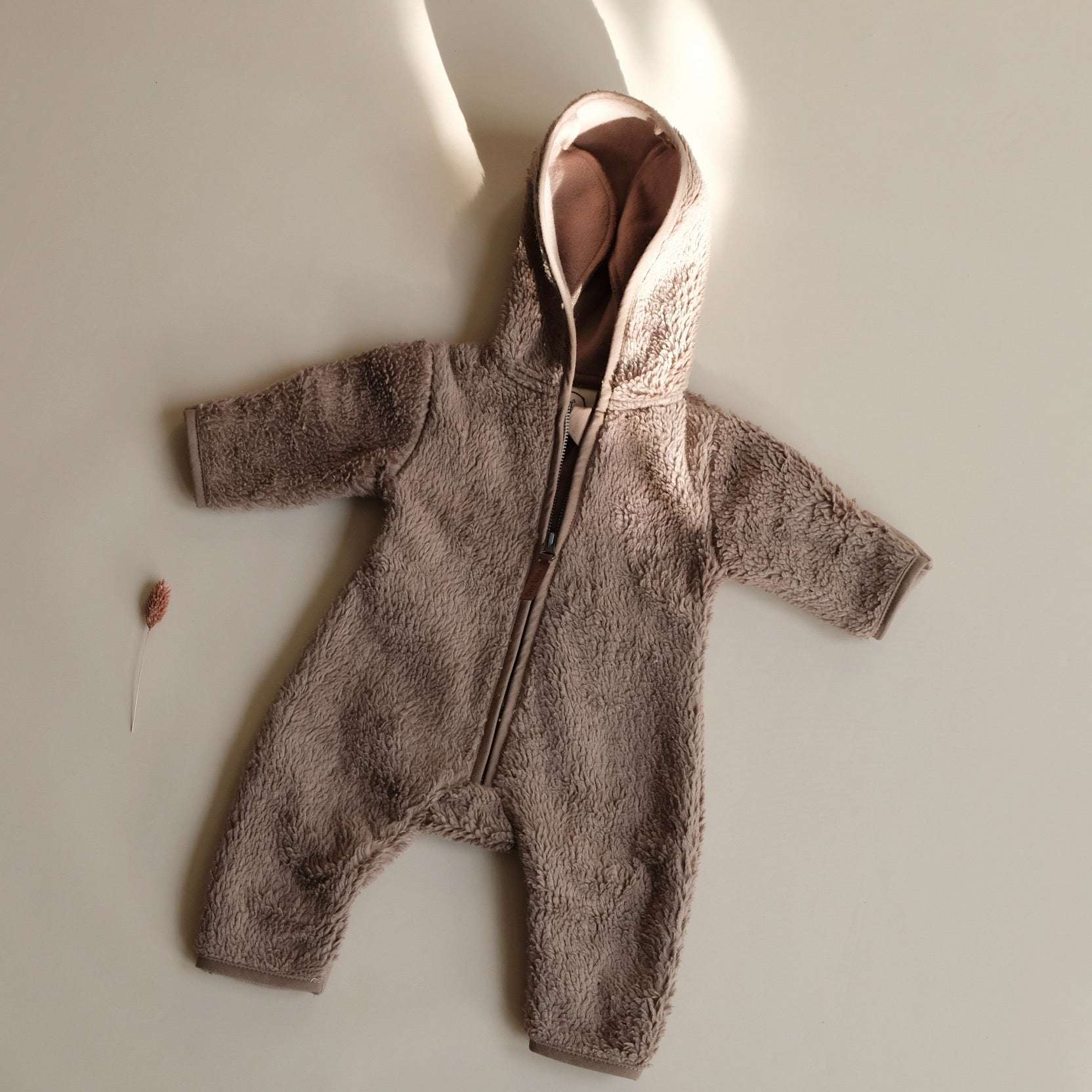 Organic Teddy Overall - Mocha - SALE