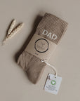 Organic DAD Socks - Oatmilk