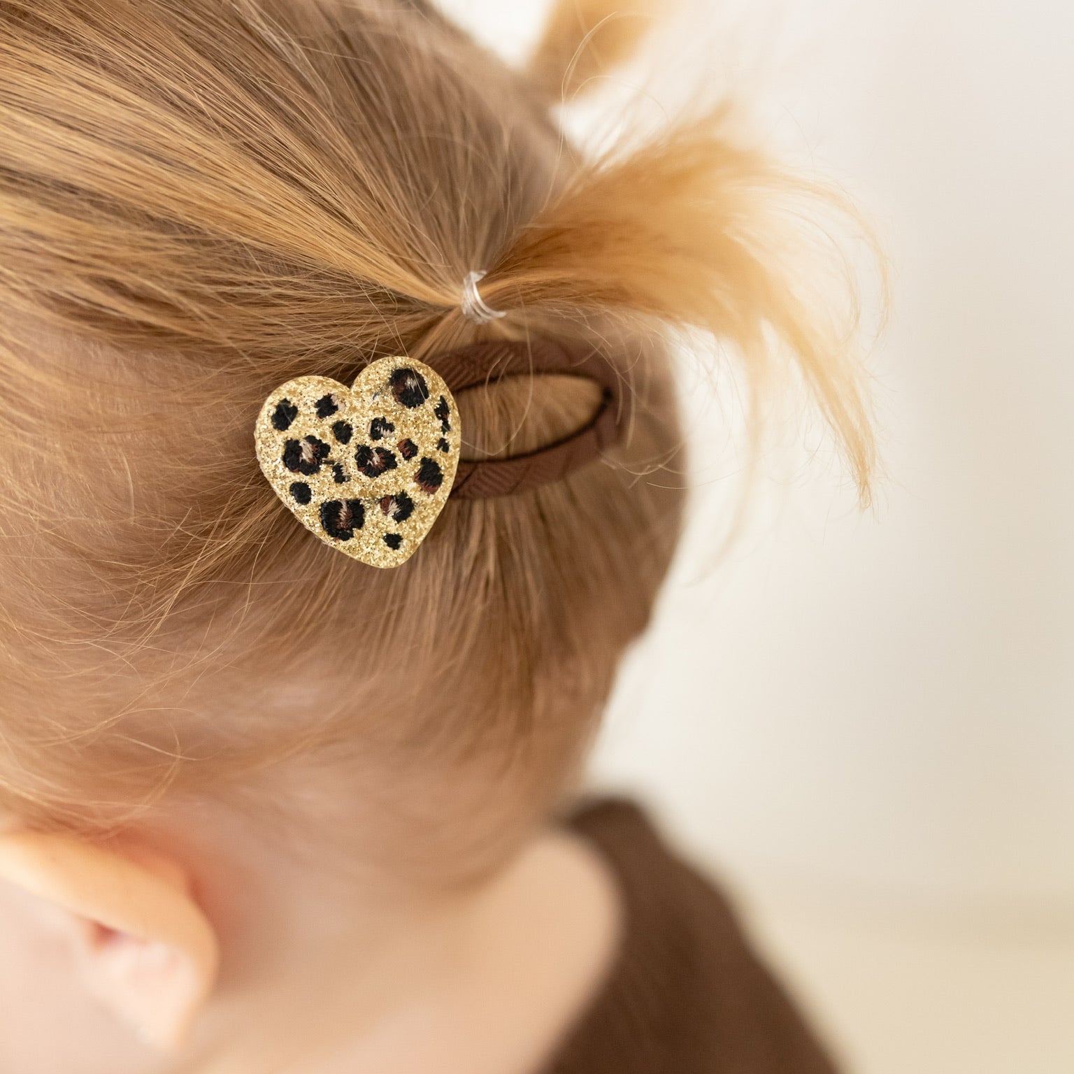 Hair Clips - Leo Hearts - Pack of 2