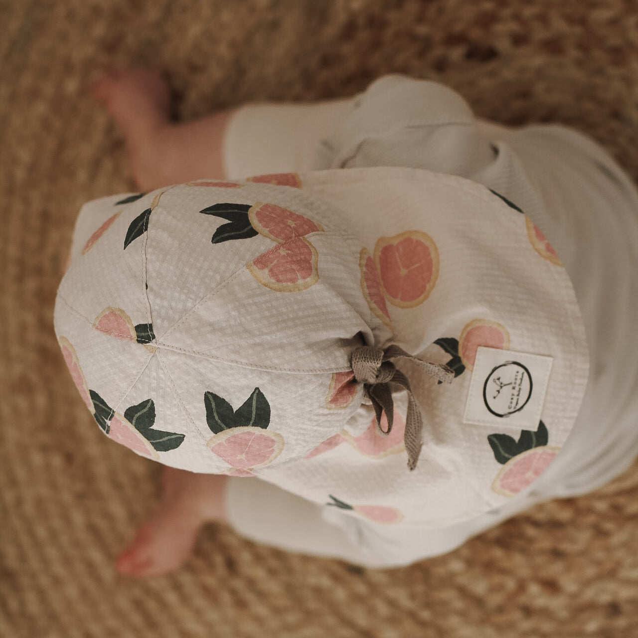 Organic Sun Hat - Little Grapefruits - UPF50+