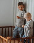 Family Sweatshirt - Grey Melange