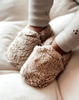 Organic Teddy Shoes - Cream