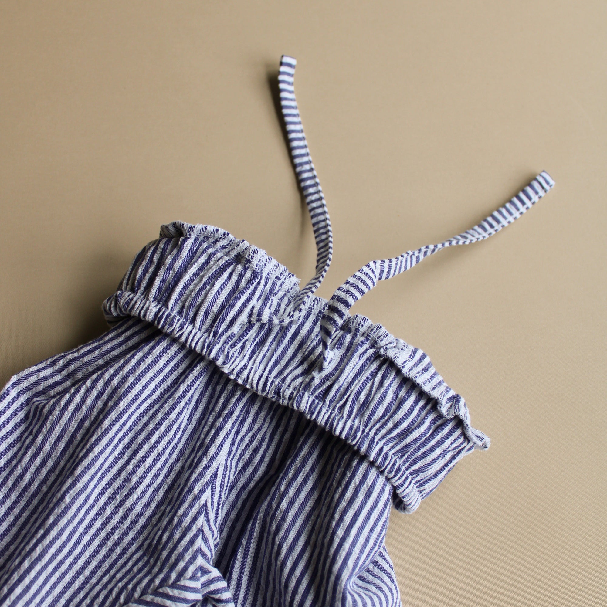 Organic Lounge Pants - Navy Striped