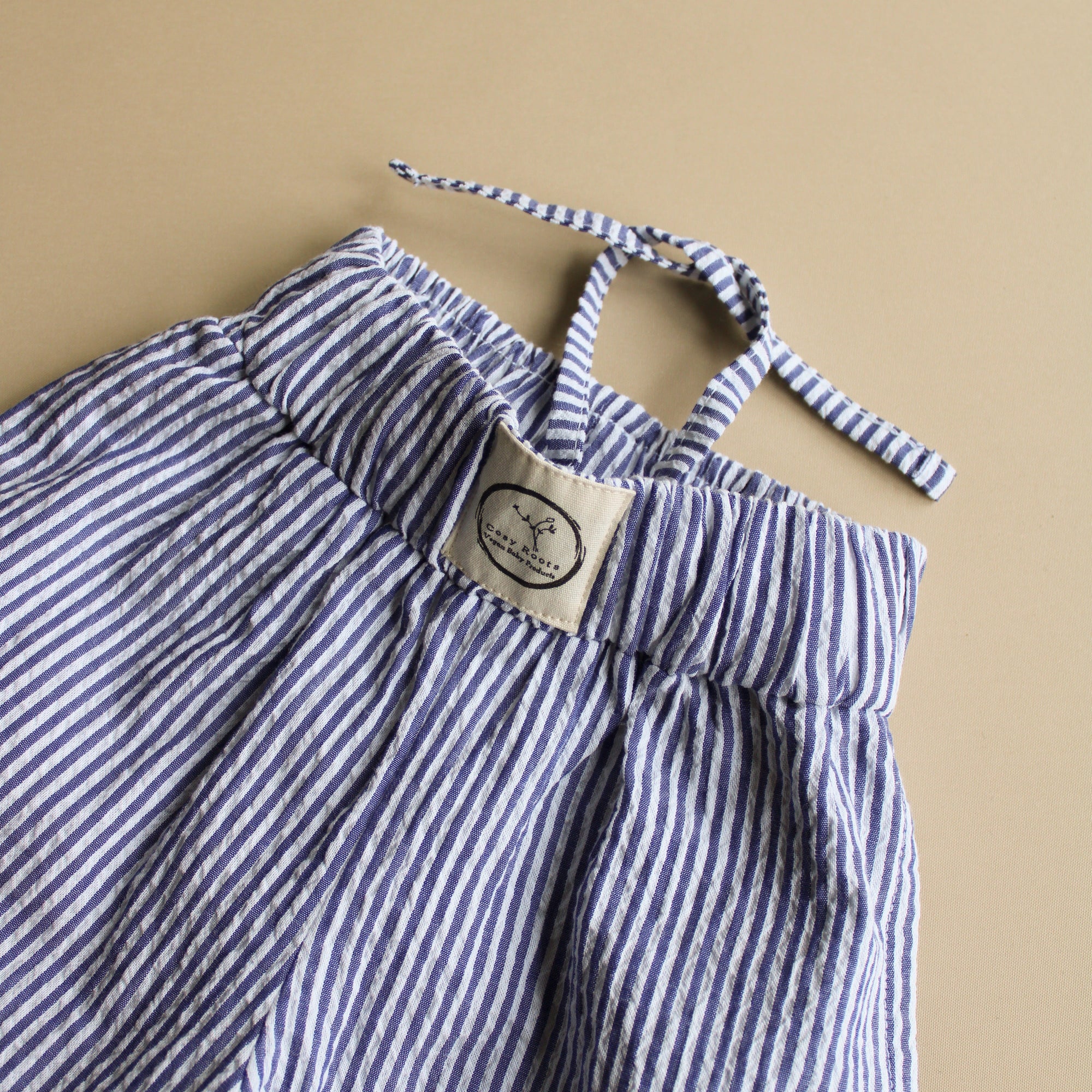 Organic Lounge Pants - Navy Striped