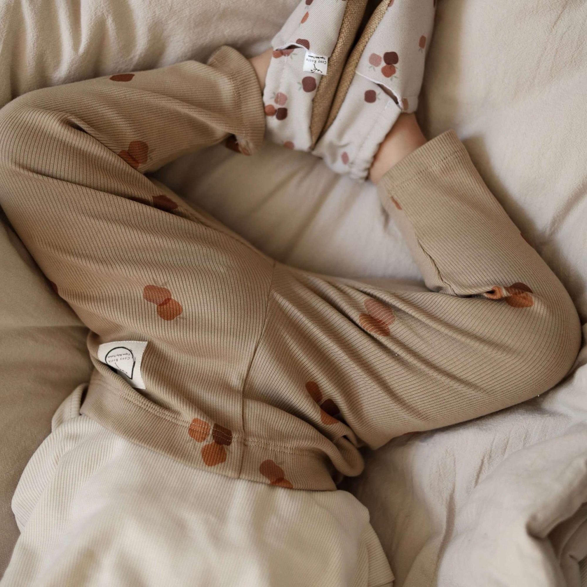 Organic Rib Leggings - Pure Apple